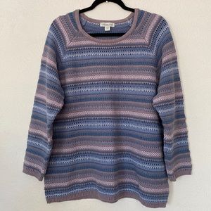 Coldwater Creek knit sweater L